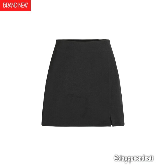 Dresses & Skirts - High Waist Zip Up Split Mini Skirt Bodycon Fitted Party A Line
